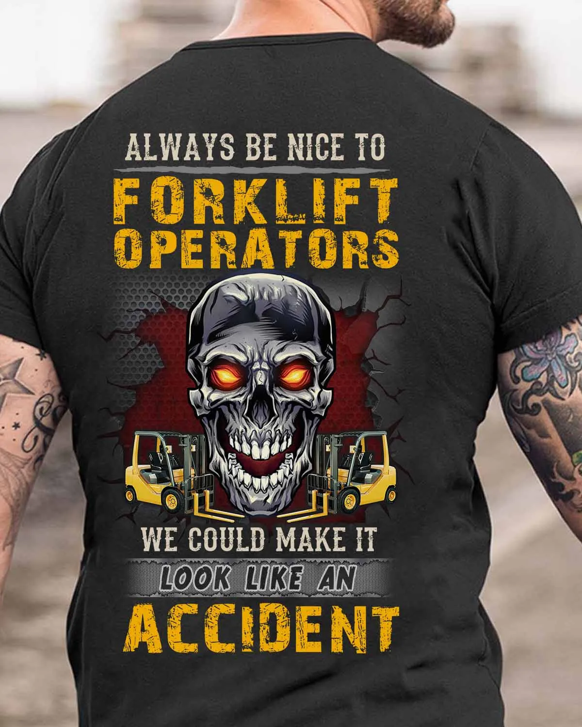 Unique and Humorous Forklift Operator T-Shirt | Perfect for Blue-Collar Workers #160922LOKLIK2BFOOPZ6
