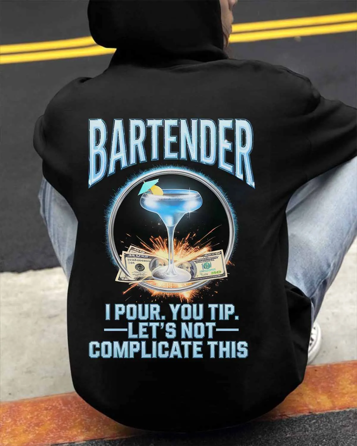 Awesome Bartender -Hoodie-#F071224YOTI1FBARTZ4