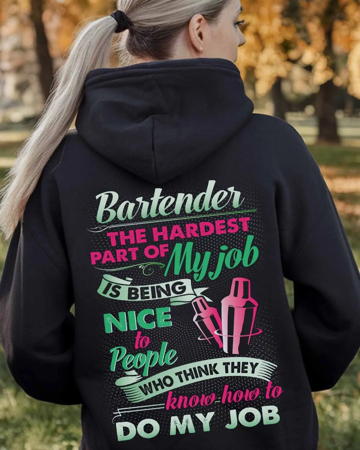 Awesome Bartender -Hoodie-#F101224MYJOB10BBARTZ8