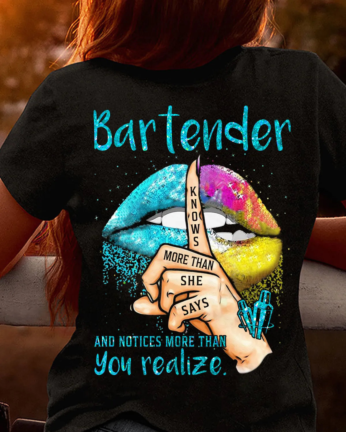 Awesome Bartender -T-shirt- #F221123NOTIC1BBARTZ8