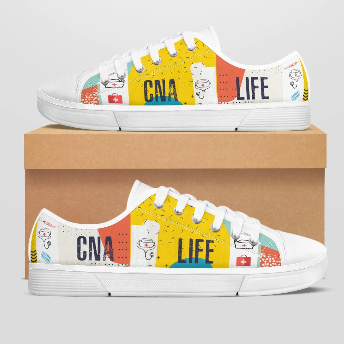 Support and Celebrate CNAs with our CNA Life Canvas T-Shirt #F170323SHOEDSN3BCNAZ4