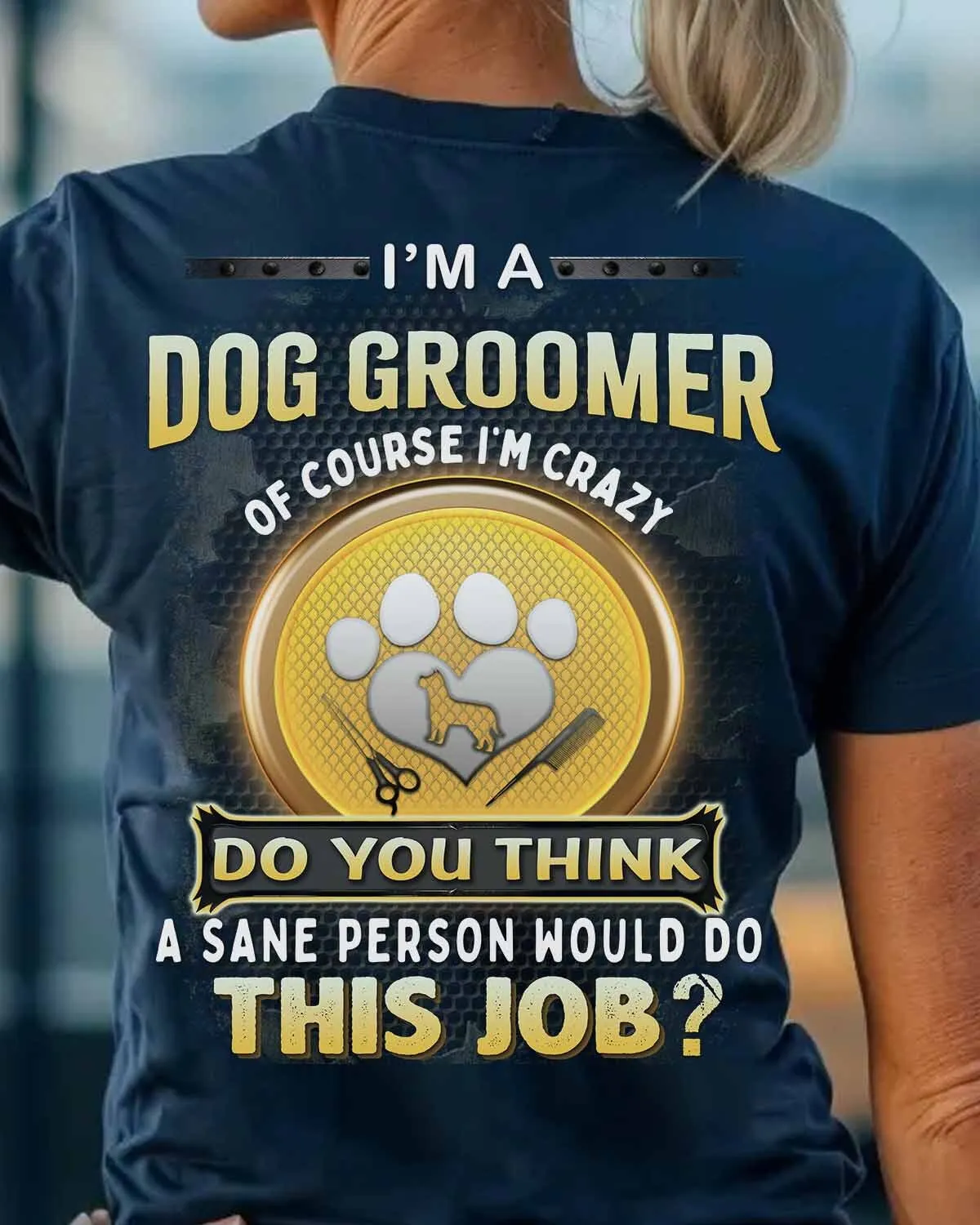 Awesome Dog Groomer-T-shirt-#F200424DOTHI19BDOGRZ4