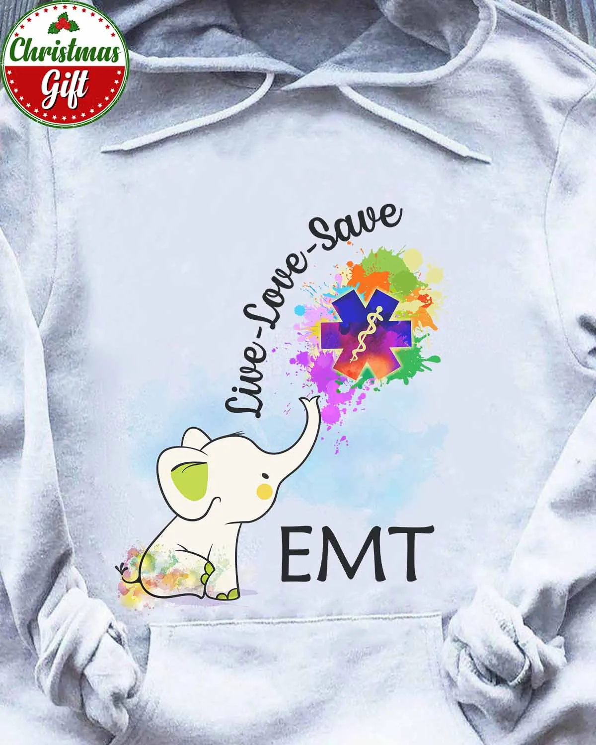 Show Your Support for EMTs with Our “Love Saves Lives” EMT-themed Hoodie #051122ELELILO1FEMTZ4