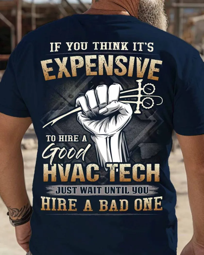 Awesome HVAC Tech-T-shirt-#M170824EXPEN7BHVACZ6