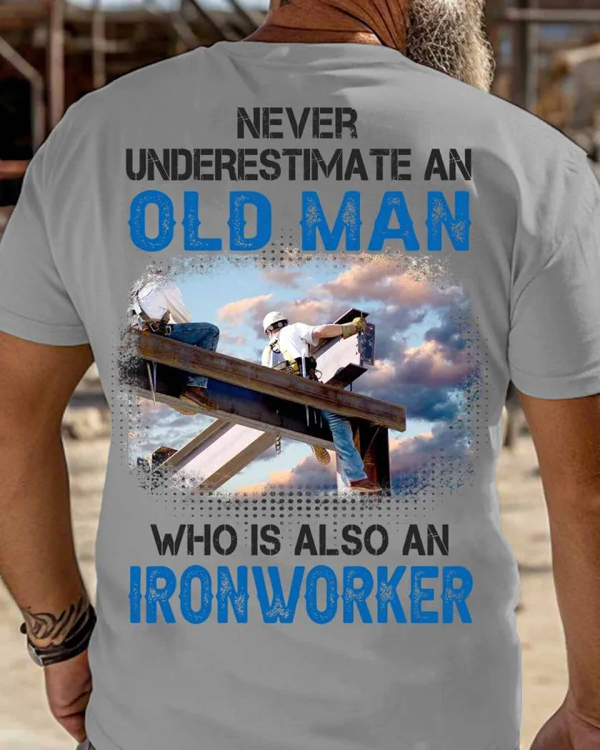 Awesome Ironworker-T-shirt-#M200824OLDMAN21BIRONZ6