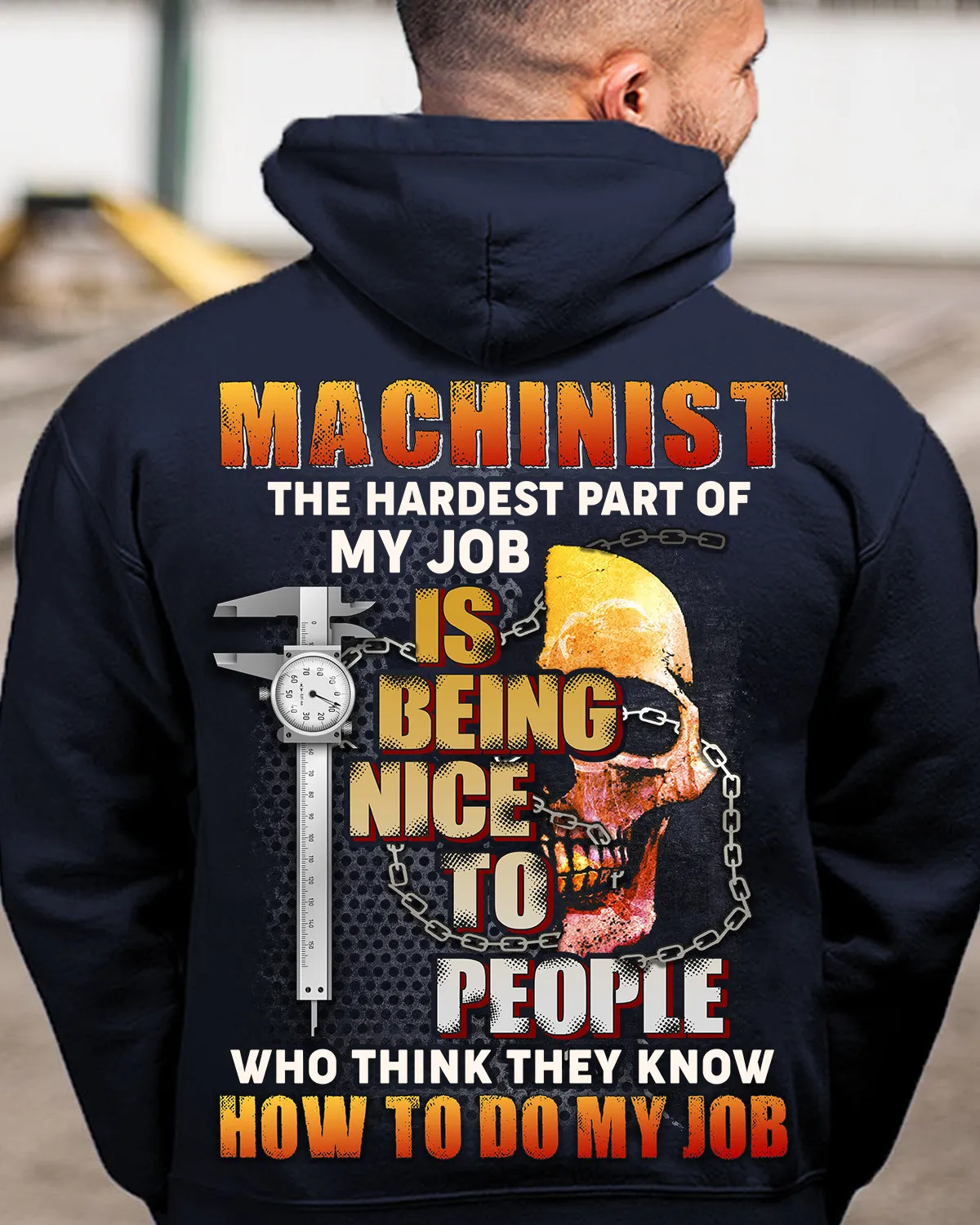 Awesome Machinist -Hoodie -#M101023MYJOB12BMACHZ6