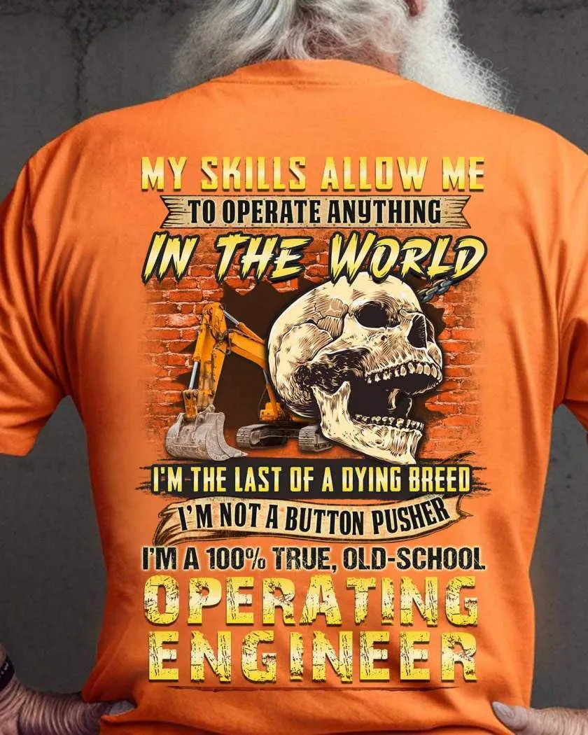 Awesome Operating Engineer-T-shirt-#M240724LSTOF3BOPENZ6