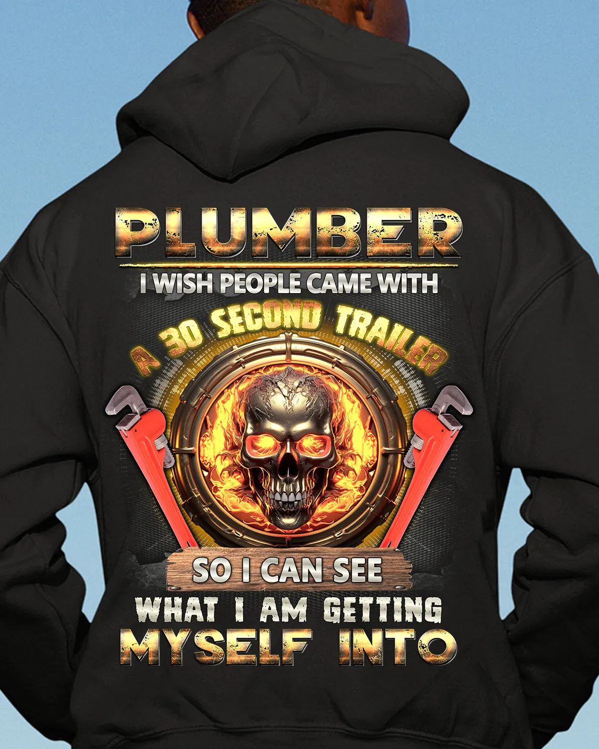 Awesome Plumber -Hoodie-#M300923TRAIL1BPLUMZ6