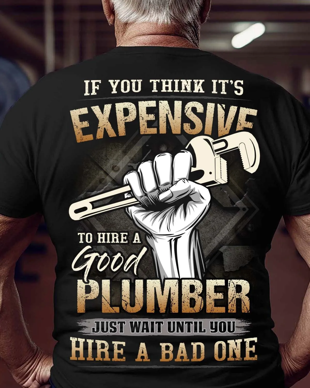 Awesome Plumber- T-Shirt -#M030823EXPEN7BPLUMZ2