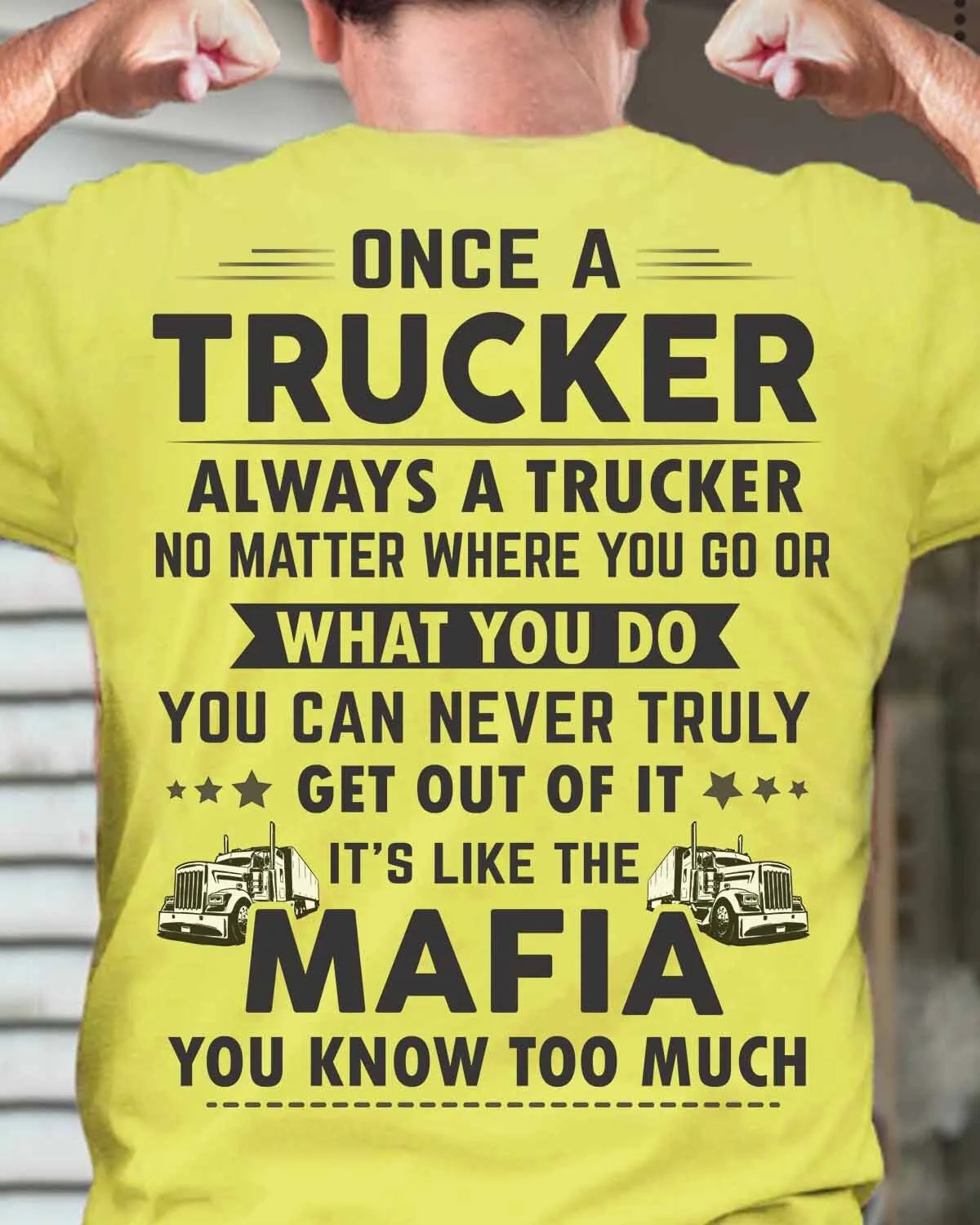 Awesome Trucker-T- shirt-#M300823TRULY20BTRUCZ6