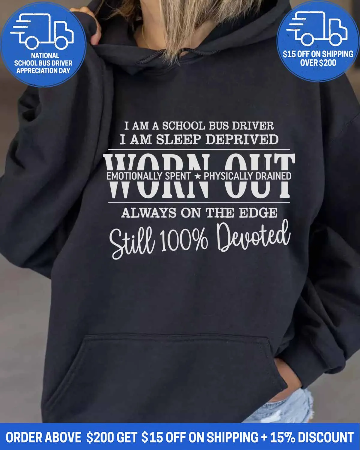 “Shop the School Bus Driver T-Shirt #040223DEVOT12FSBDZ4