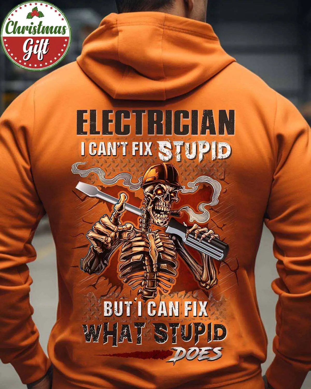 Electrician I can’t fix Stupid But i can fix what stupid does-Hoodie -#M041023DOEST11BELECZ2