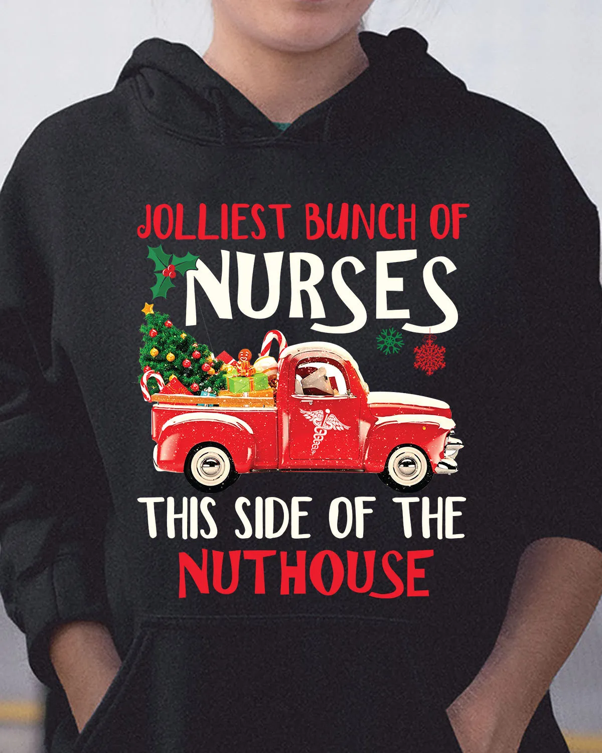 Jolliest Bunch Of Nurses-Hoodie-#F031123JOLIS2FNURSZ4