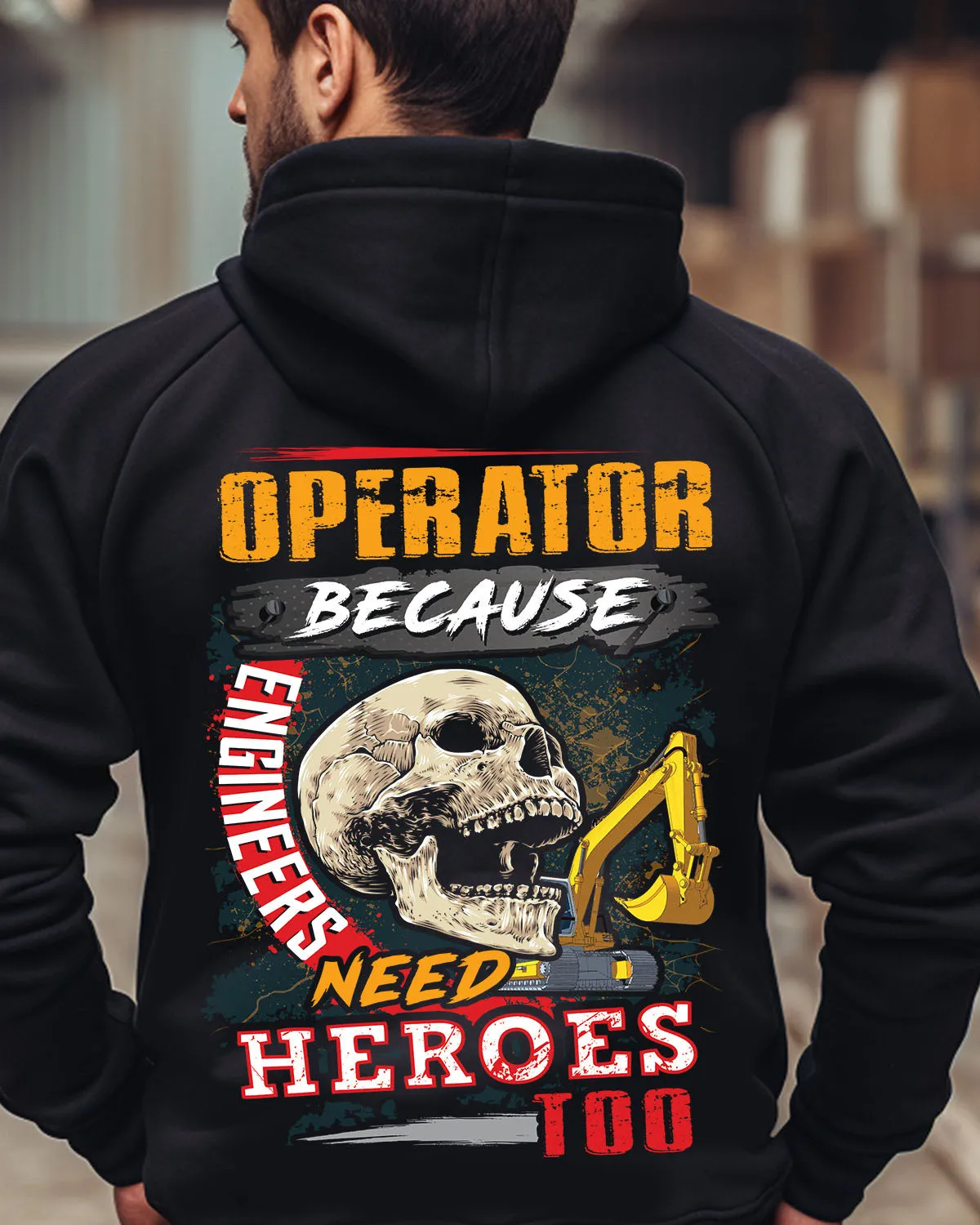 Operator Because Engineers Need Heroes-Hoodie#M110124HEROS6BOPERZ8