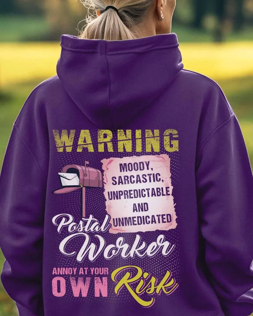 Postal Worker annoy at your Own Risk-Hoodie-#F131124UNPRE3BPOWOZ4