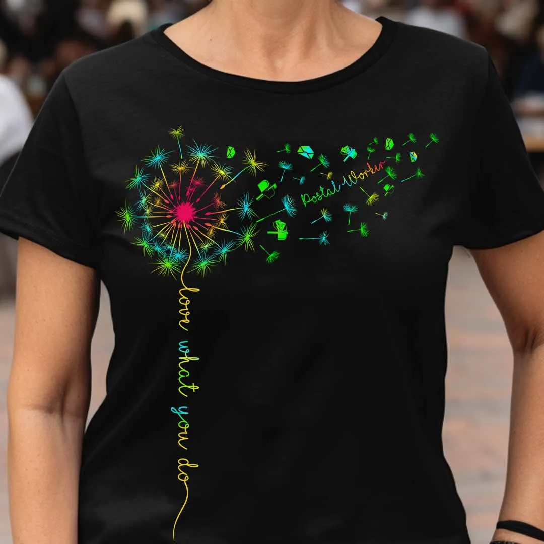 Express Your Passion as a Postal Worker with Our Black “Postal Worker, Love What You Do” T-Shirt #F050523YOUDO11FPOWOZ3