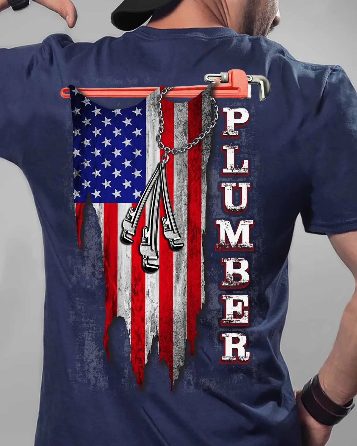“Stylish Plumber T-Shirt #M010423USFLA25XPLUMZ6