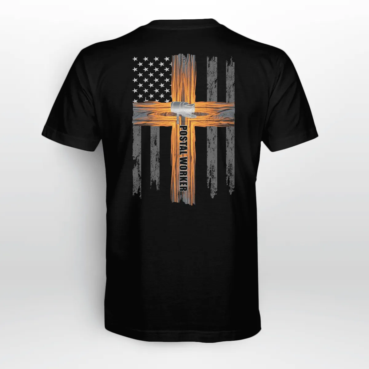 Celebrate Your Role as a Postal Worker with this Patriotic Black T-Shirt #F300523GLOFL6BPOWOZ2