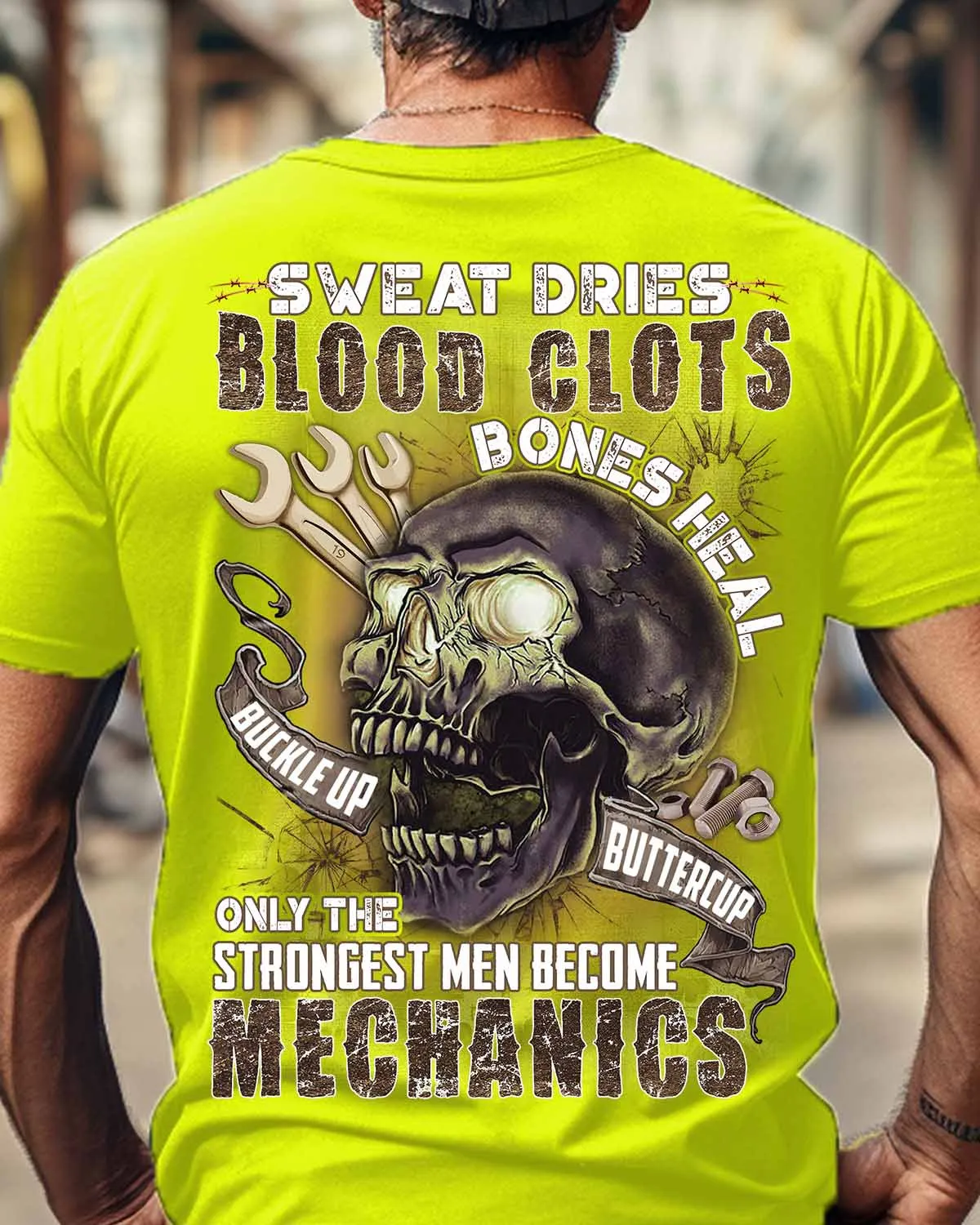 The Strongest Men Become MechanicsT-shirt-#M141223BUCUP9BMECHZ4