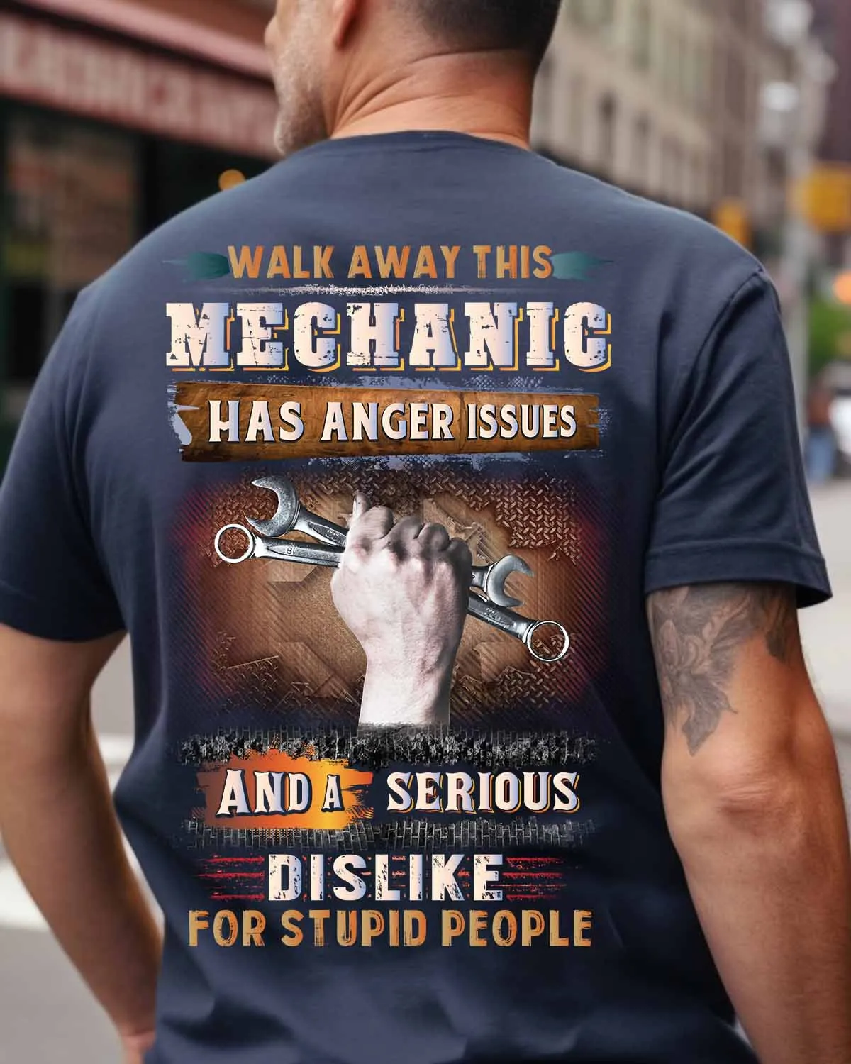 Walk away This Mechanic has anger Issue-T-shirt-#M120424ISSUE4BMECHZ6