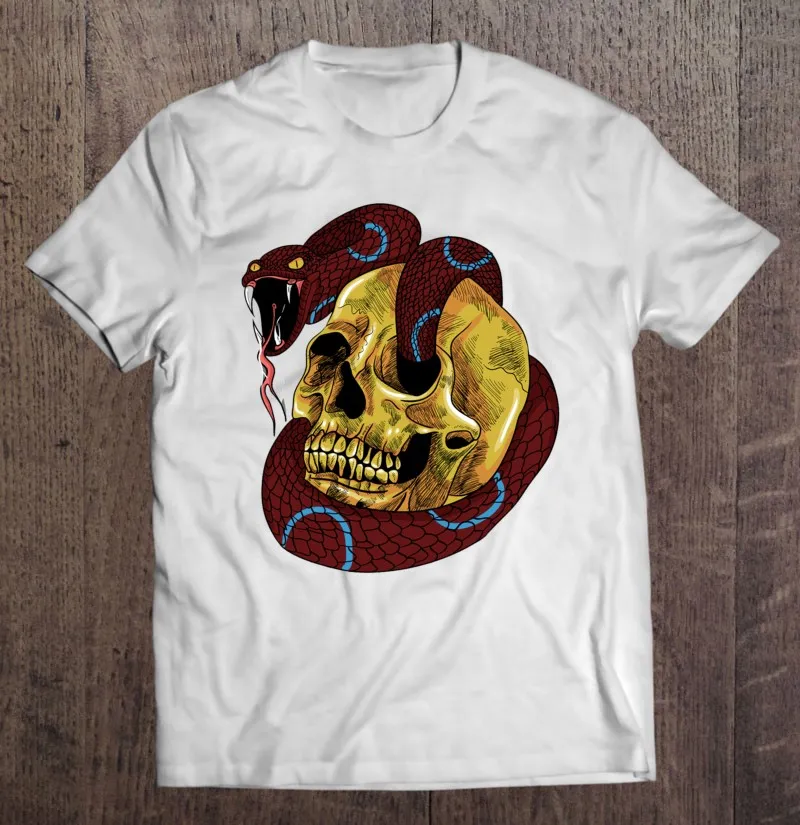 Halloween Essential Skull Snake Gift T-shirt